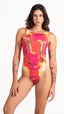 Maiô Bojo Acqua S25 Aquarela Laranja