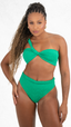 Calcinha Hot Pant Trança Whales Verde Flag