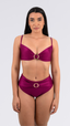 CALCINHA Hot Pant Fivela -Bee Vinho