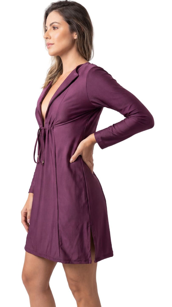 SAÍDA Túnica Manga S27 Microtec Burgundy