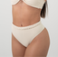 CALCINHA Hot Pant Trança -Off White Crespi