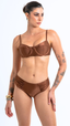 CALCINHA Asa Delta Drape S26 Flicker Marrom Café