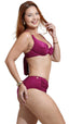 CALCINHA Sunguete Drape S26 Velvet Plus Vinho