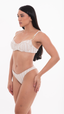 TOP Diva Metal S26 Crochete Bege Natural