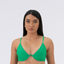 TOP Aro Jacquard Lines Verde Flag