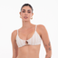 TOP Estrela -Crochete Bege Natural