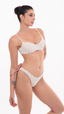TOP Estrela S26 Crochete Bege Natural