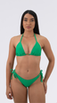 TOP Cortininha Jacquard Lines Verde Flag