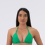 TOP Cortininha Jacquard Lines Verde Flag