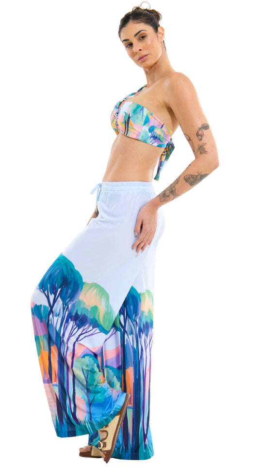 SAÍDA Calça Celine Jersey S26 Mistica