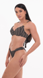 TOP Aba Argolas S26 Crochete Bege Paint