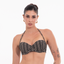 TOP TQC Duo -Crochete Bege Paint Preto
