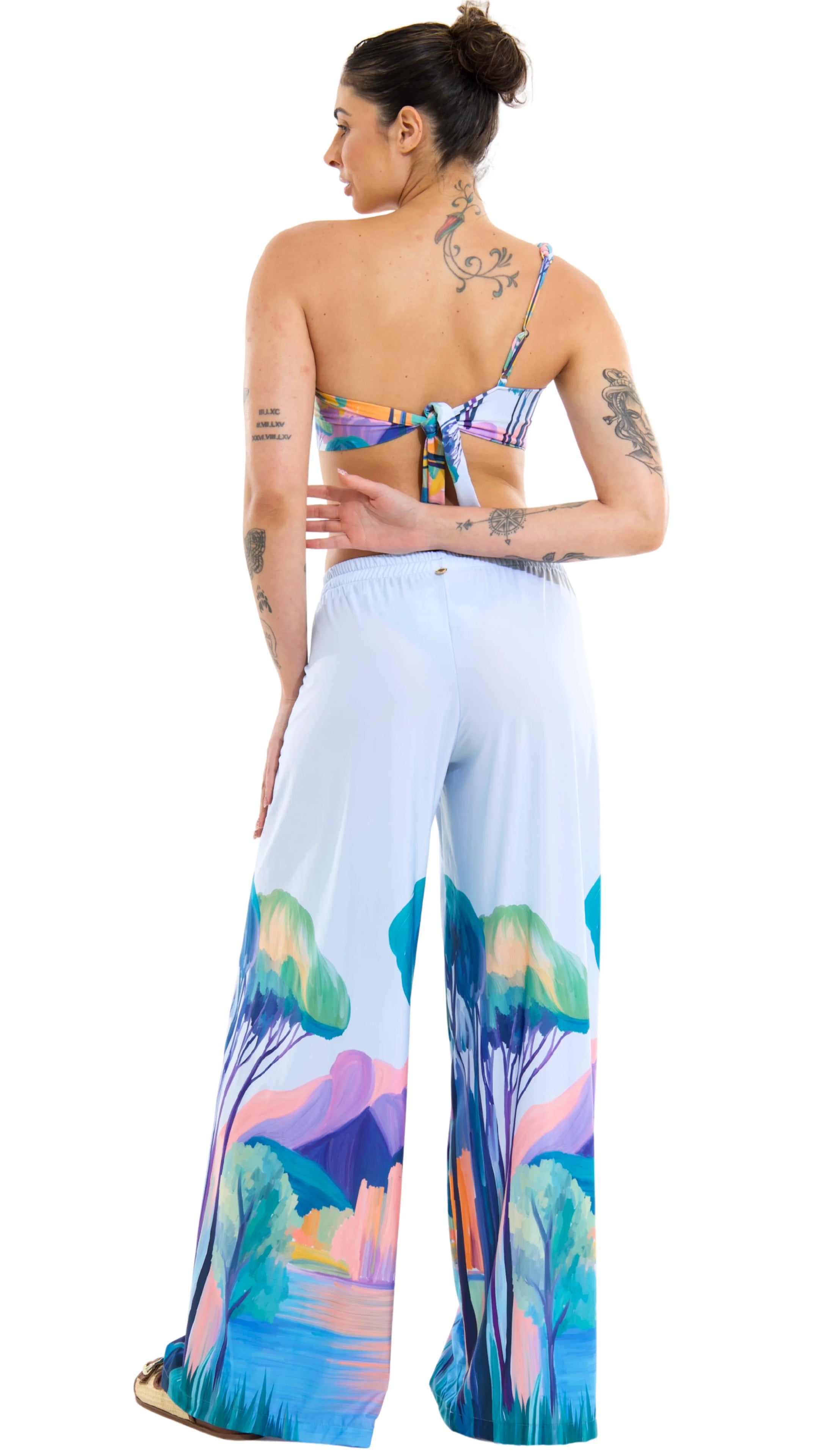SAÍDA Calça Celine Jersey S26 Mistica
