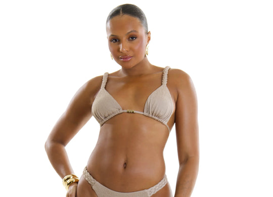 TOP Cortininha Trança S26 Jacquard Hokkaido Nude