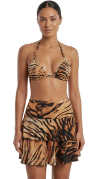 SAÍDA Saia Babado S27 Tigre