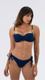 TOP Helô Metal Jacquard Lines Marinho