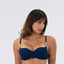 TOP Helô Metal Jacquard Lines Marinho