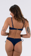 TOP Helô Metal Jacquard Lines Marinho