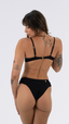 TOP Helô Metal Jacquard Lines Preto