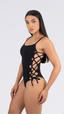 Maiô Anitta -JACQUARD LINE PRETO