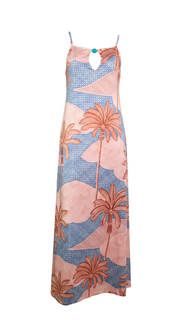 SAÍDA Vestido Naomi S27 Microfibra Jeri
