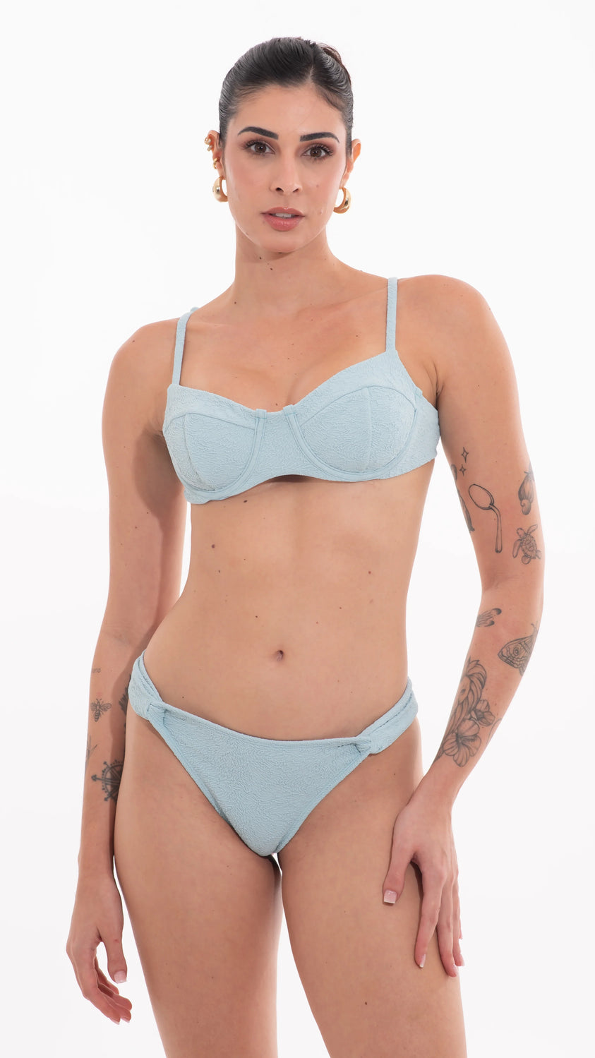 TOP 1/2 Taça Diva S27 Jacquard Vortex Moody Blue