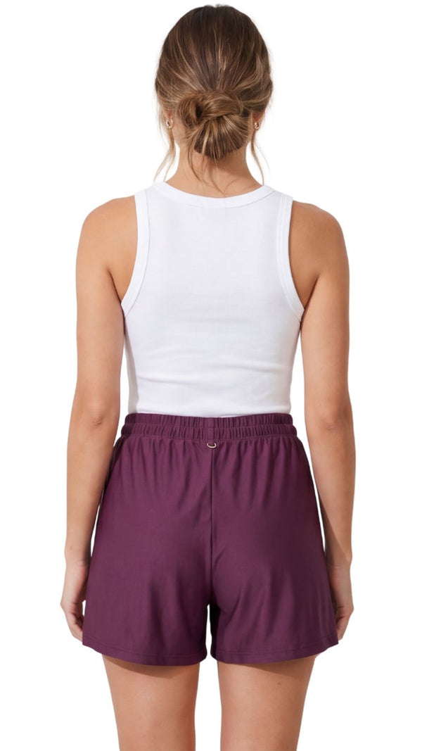 Saída Short S27 Microtec Burgundy