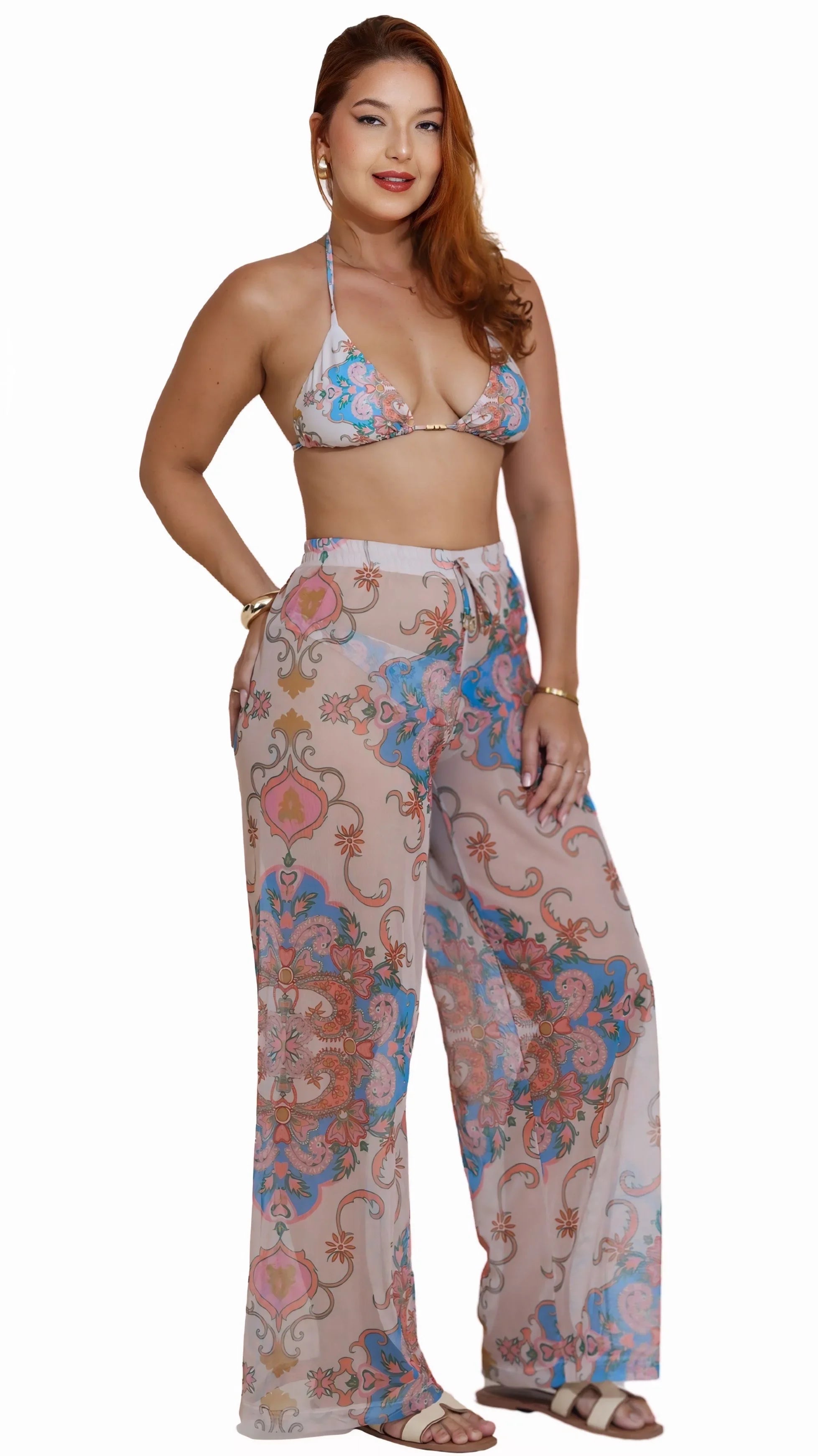 SAÍDA Calça Celine S26 Tule Aurora