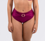 CALCINHA Hot Pant Fivela -Bee Vinho