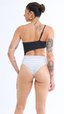 MAIÔ Jane S26 Crunch Listrado Branco