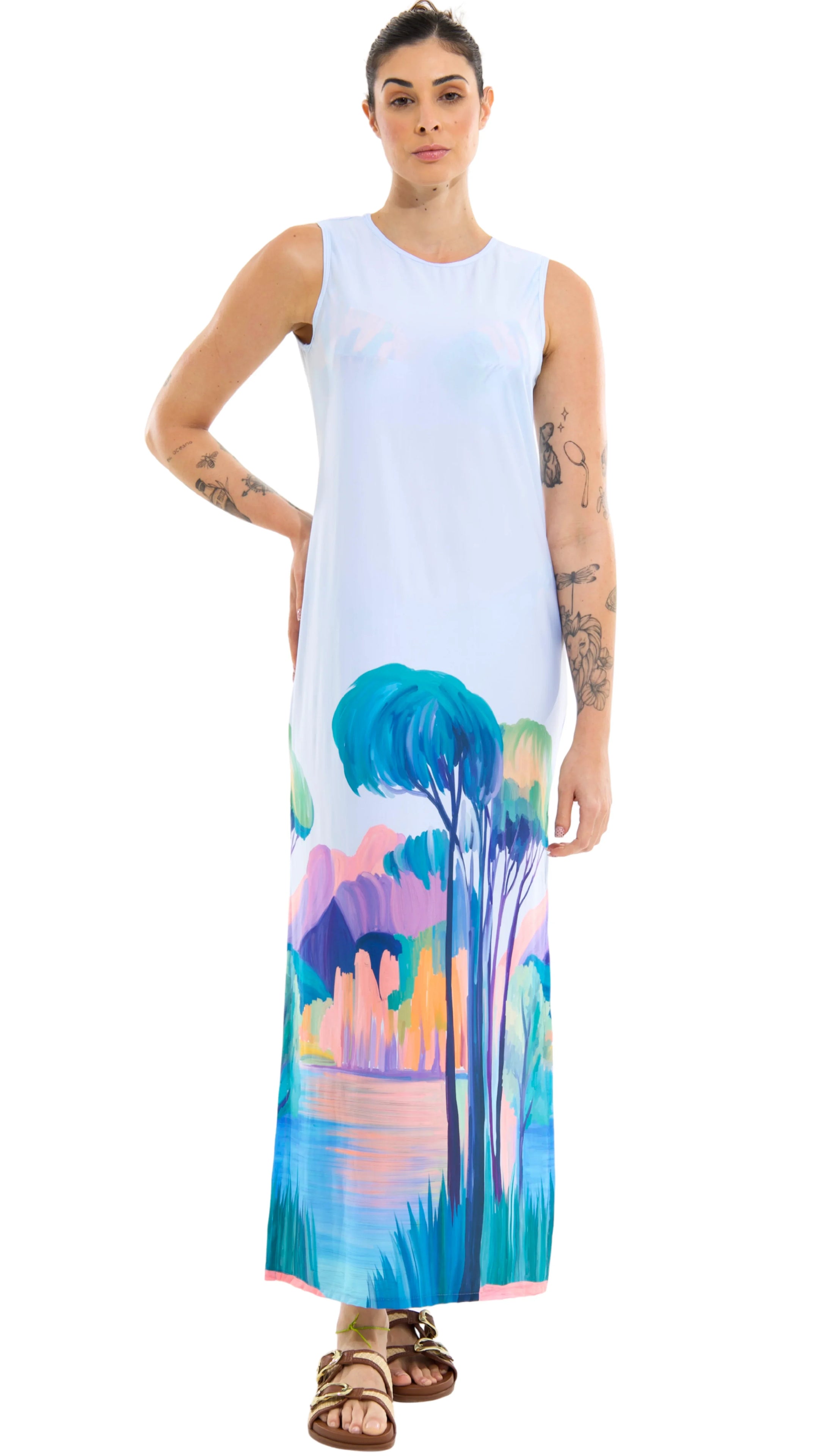 SAÍDA Vestido Kati Jersey S26 Mistica