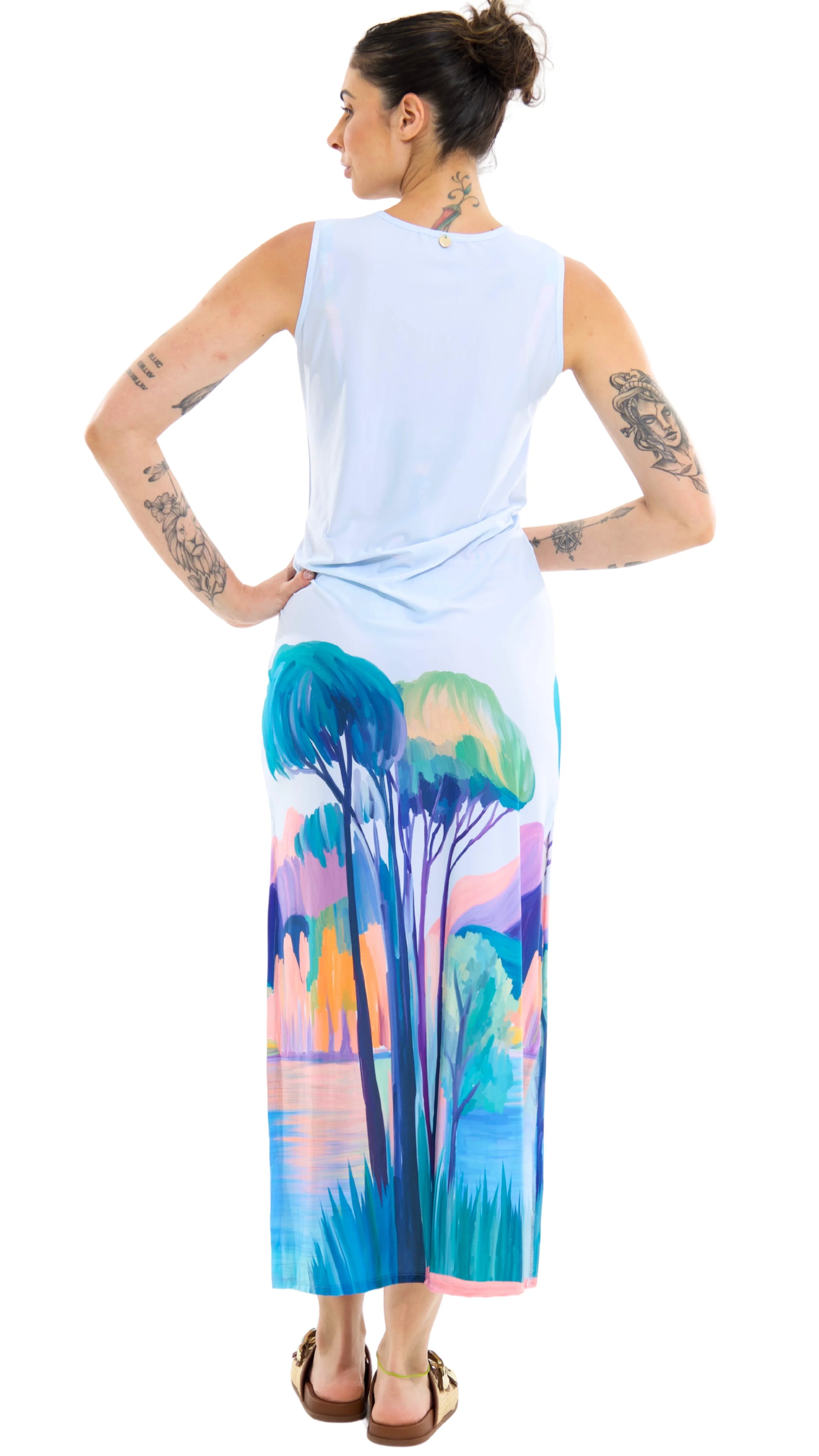 SAÍDA Vestido Kati Jersey S26 Mistica
