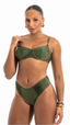 CALCINHA Asa Delta Drape S26 Flicker Deep Green