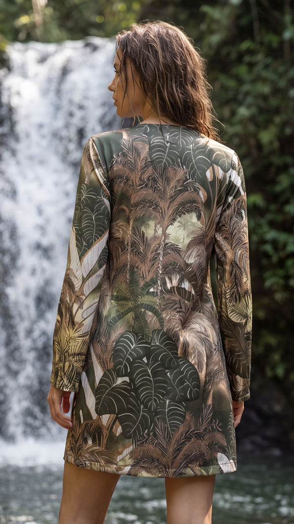 SAÍDA Vestido Sereia Curta S27 Microfibra Ilhabela