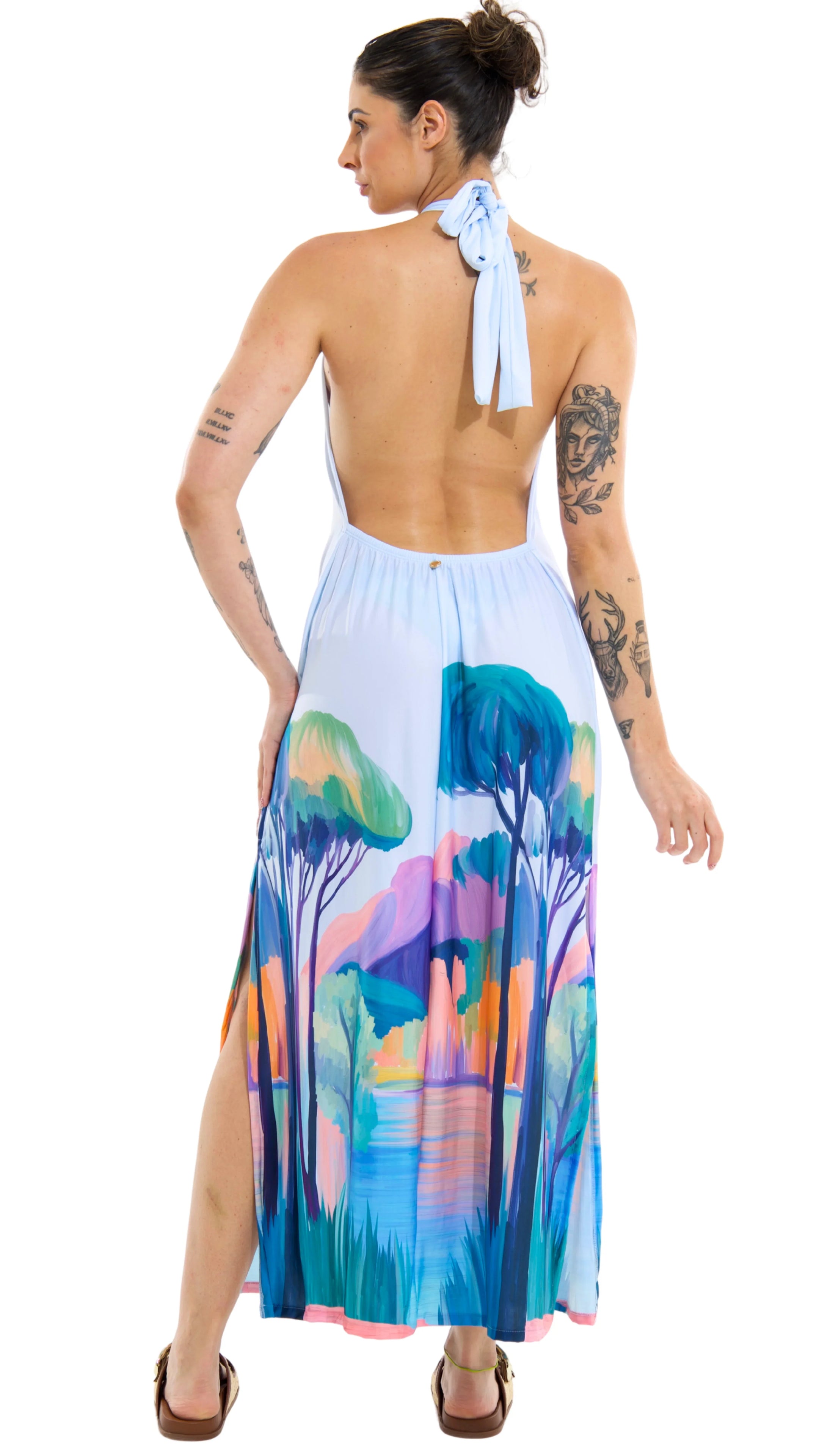 SAÍDA Longo Laço Metal Jersey S26 Mistica