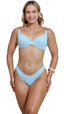Calcinha Asa Larga Up S26 Jacquard Artisan Moody Blue