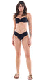 CALCINHA Tanga Drapê S26 Lycra Preto
