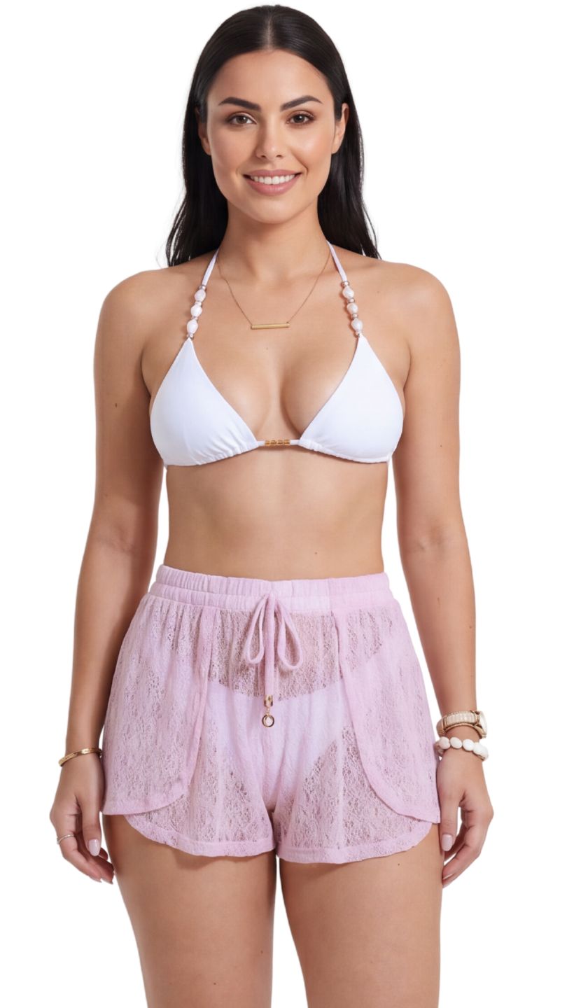 SAÍDA Short Liv S26 Delicata Flower Rose Snow