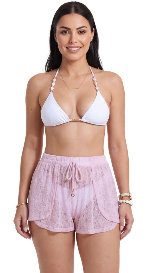 SAÍDA Short Liv S26 Delicata Flower Rose Snow
