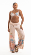 SAÍDA Calça Celine Jersey S26 Aurora