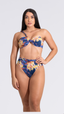 CALCINHA Hot Pant Trança  -Aquarela Azul