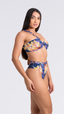 CALCINHA Hot Pant Trança S25 Aquarela Azul
