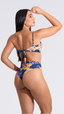 CALCINHA Hot Pant Trança S25 Aquarela Azul