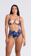 CALCINHA Hot Pant -Aquarela Azul