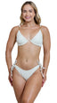 Calcinha Asa Laço S26 Jacquard Artisan Off White