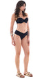 CALCINHA Tanga Drapê S26 Lycra Preto