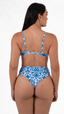 Top 1/2 Taça Franzido S25 DOLCE BLU OUTLET