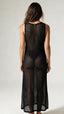 SAÍDA Vestido Kati S27 Crochete Joaquina Preto
