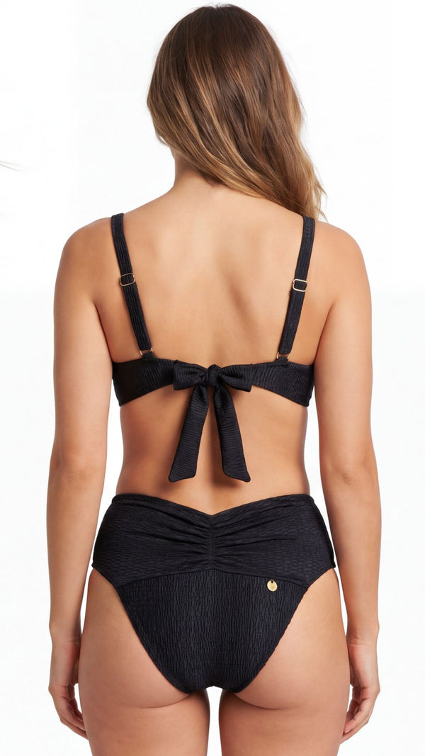 CALCINHA Tanga Drapê S27 Mystical Preto