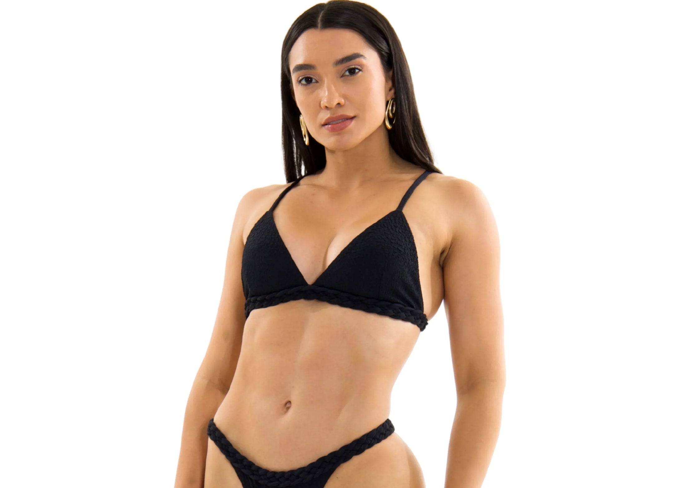 TOP Fixo Trança S26 Jacquard Hokkaido Preto